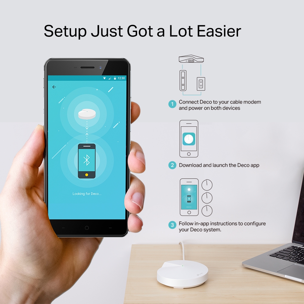 TP-Link Deco M9 Plus app setup and smart home hub management
