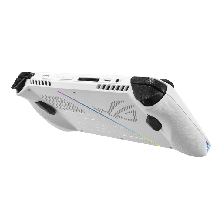 ASUS ROG Ally handheld gaming PC back grip and dual exhaust vents