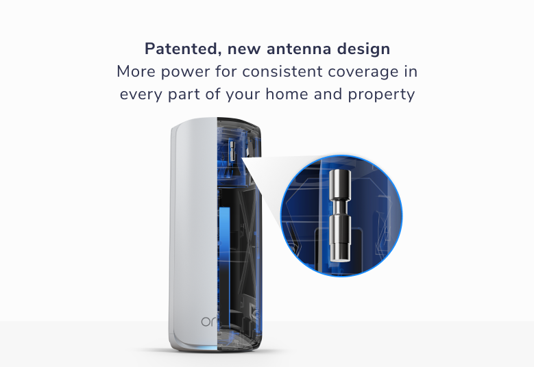 Netgear Orbi 770 internal high-gain antenna array