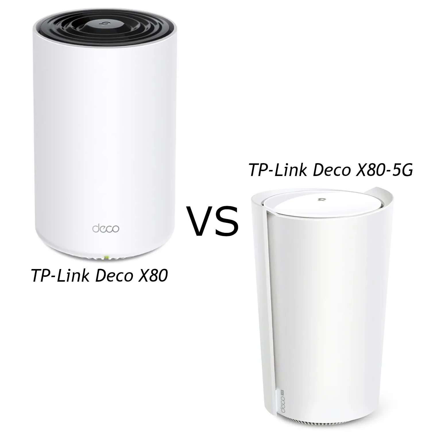 TP-Link Deco X80 vs X80-5G: Ports, Cellular Service and Backup