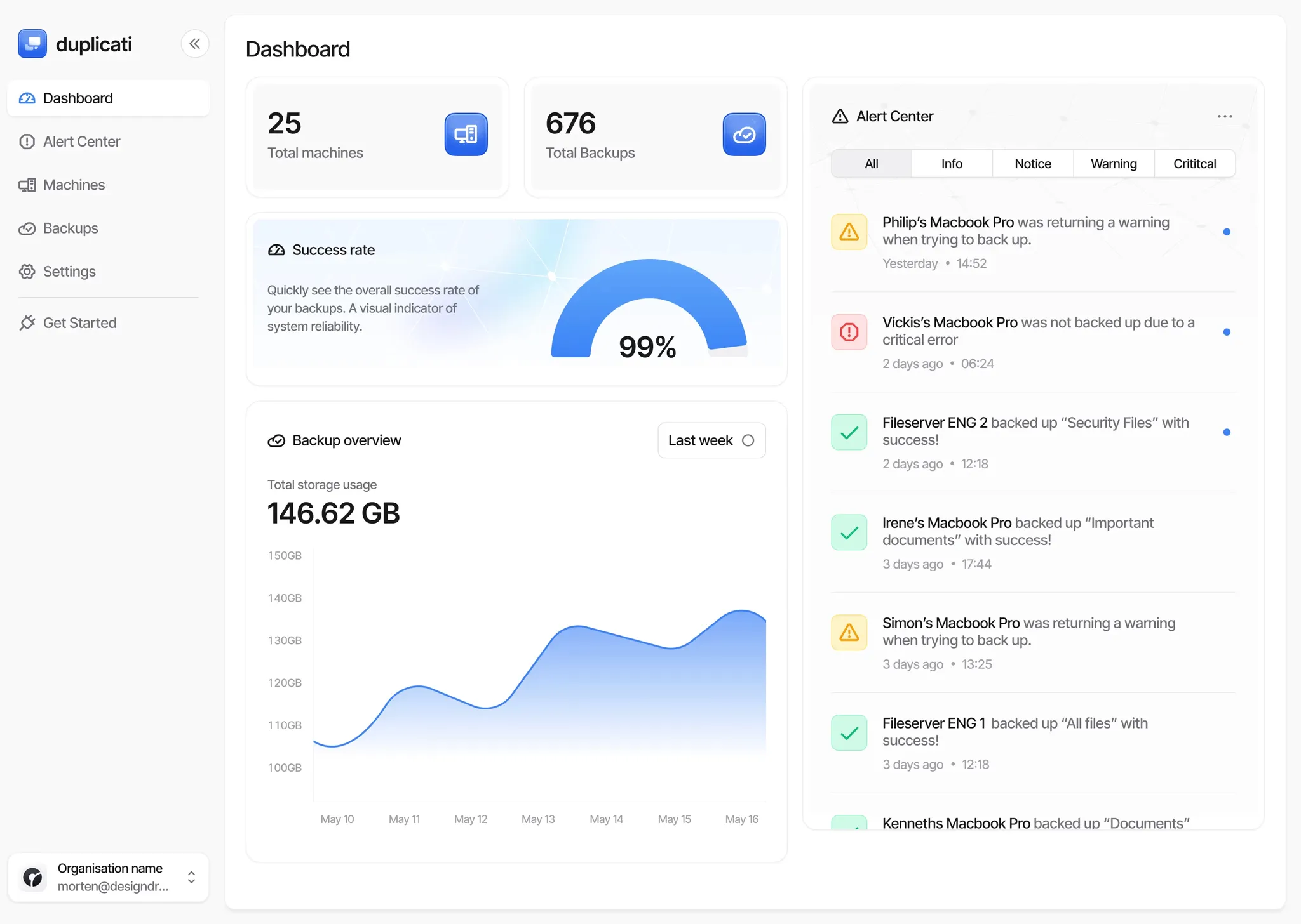 Duplicati Screenshot