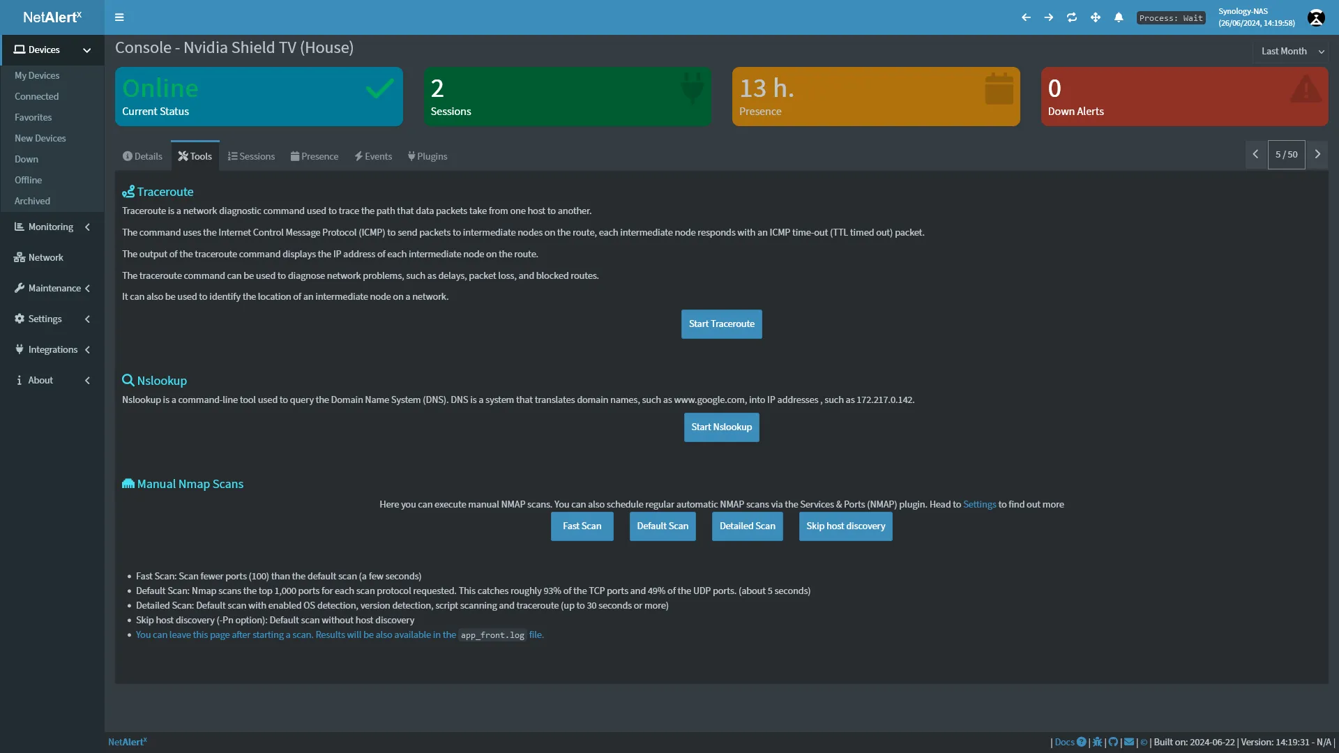 NetAlert X - Tools