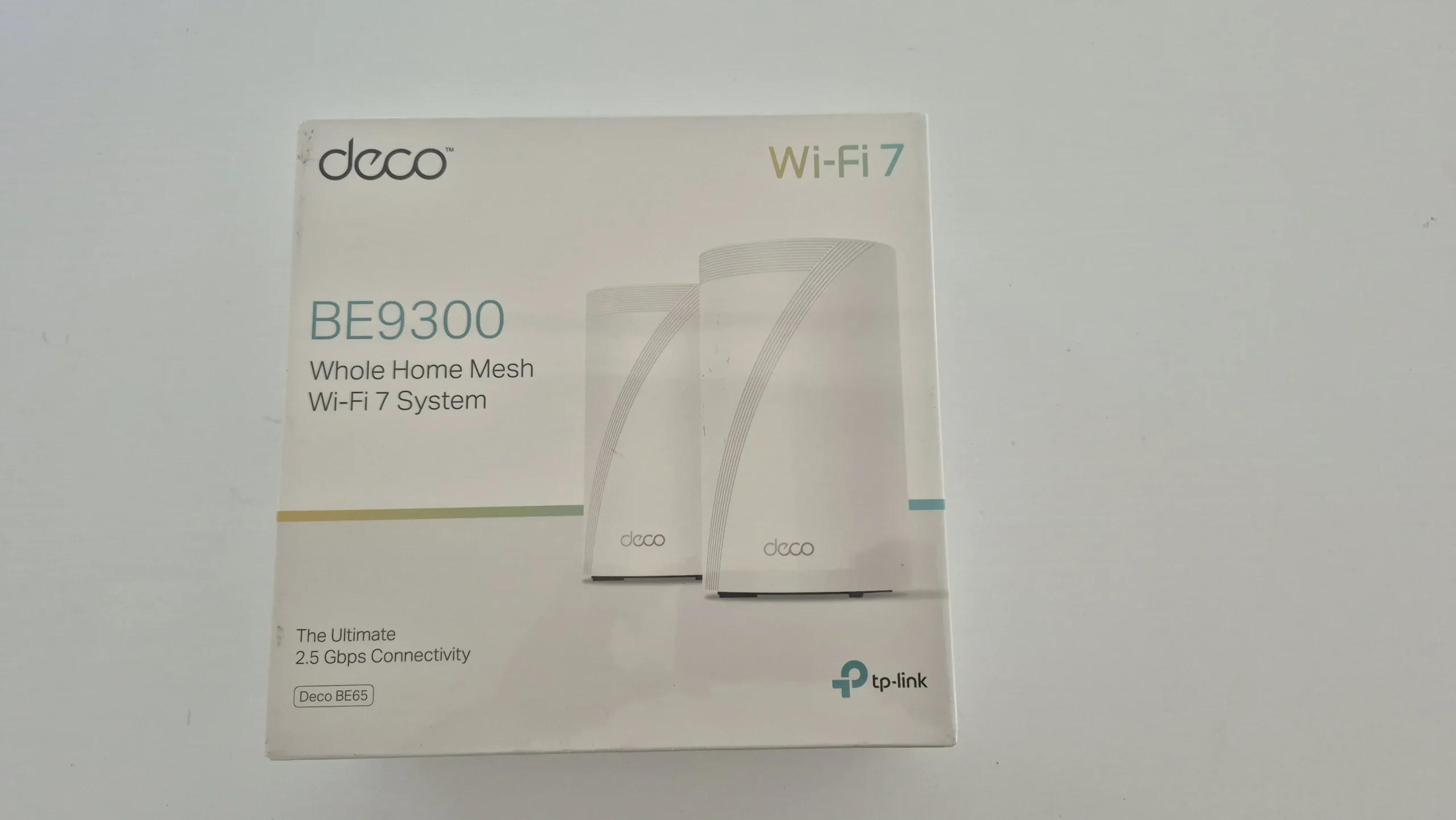 The BE9300 two-unit box supplied for our review.