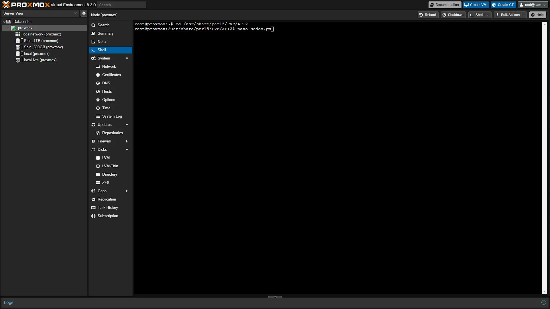 Config - Commands