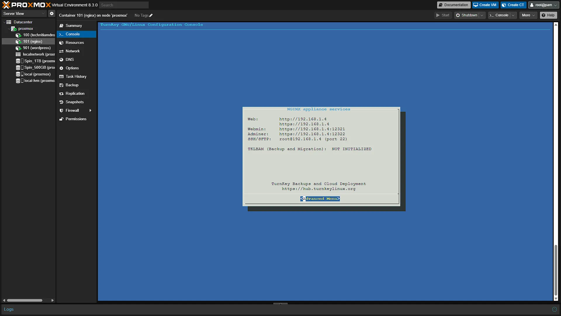Configure NGINX Container - 6 - Address Details