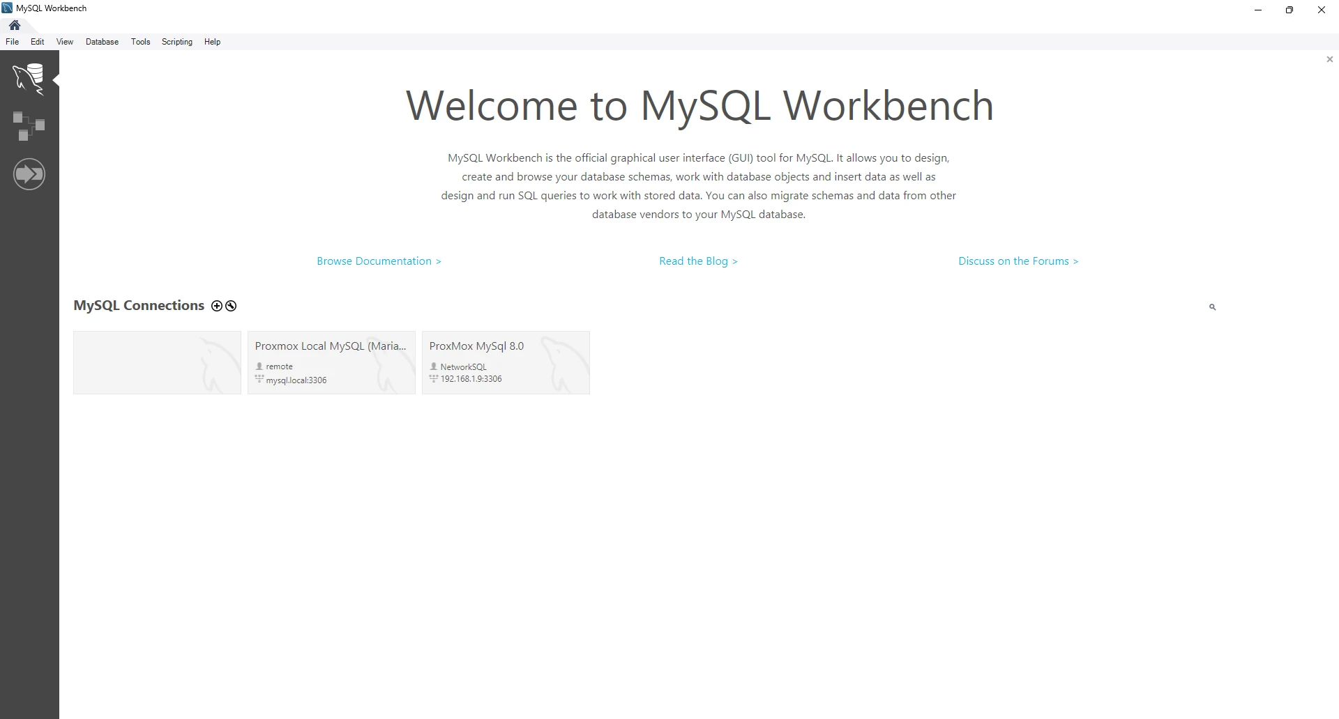 Connect to MySQL - 4 - Connections