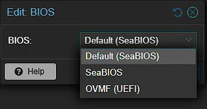 Edit BIOS