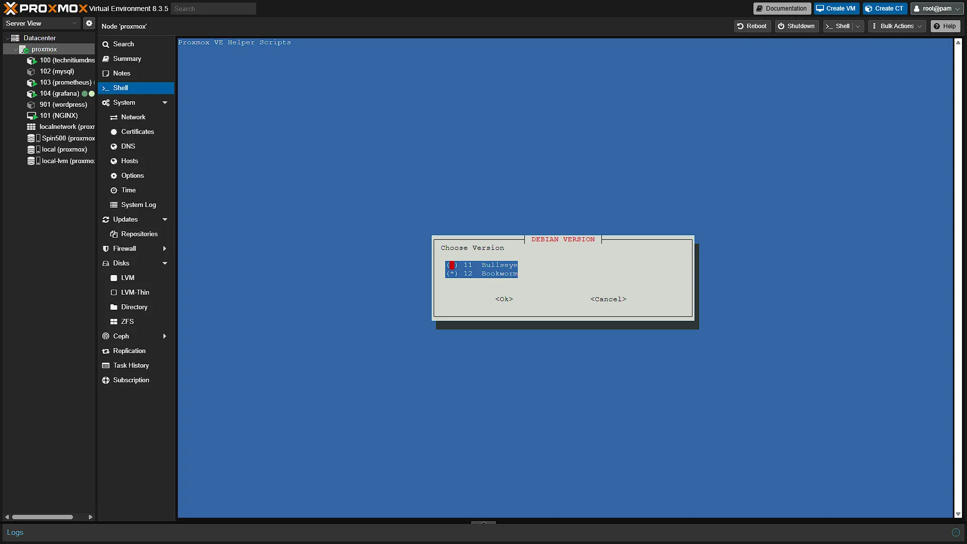 Install Docker LXC - 7 - Debian Version