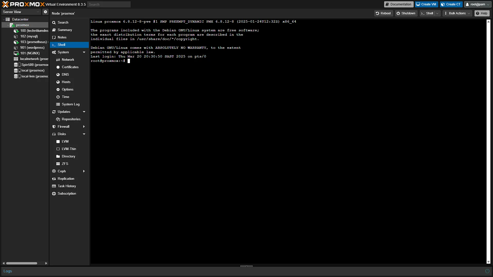 Install Grafana - 1 - Console