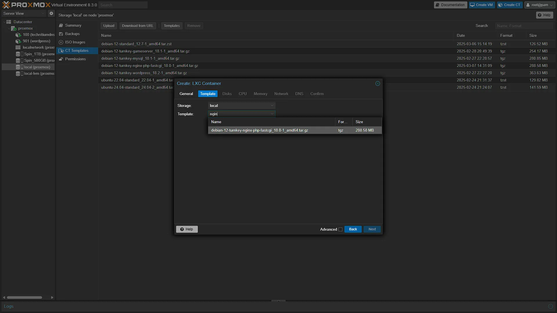 Install NGINX - 2 - Template