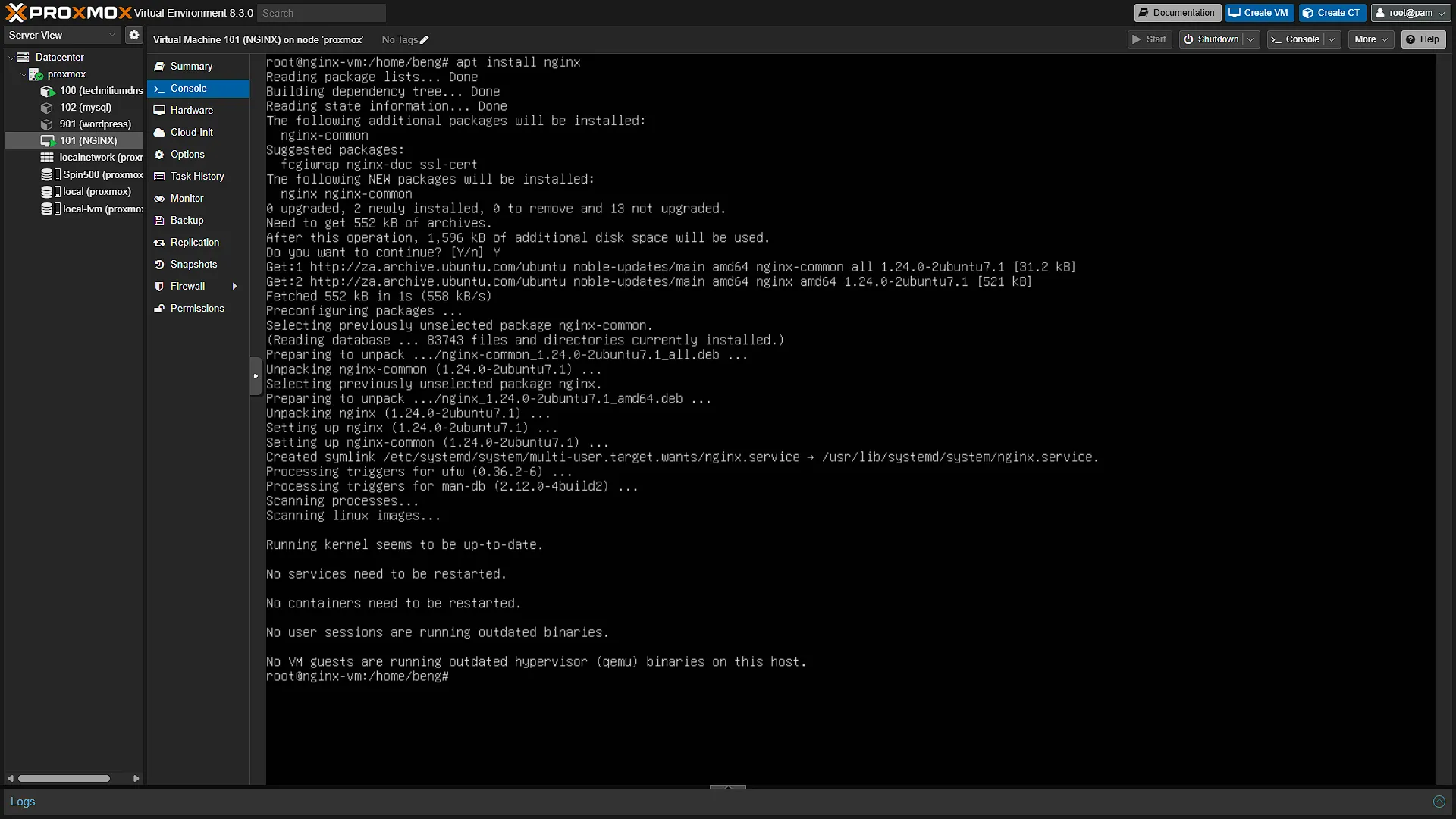 Install NGINX - 3 - Complete