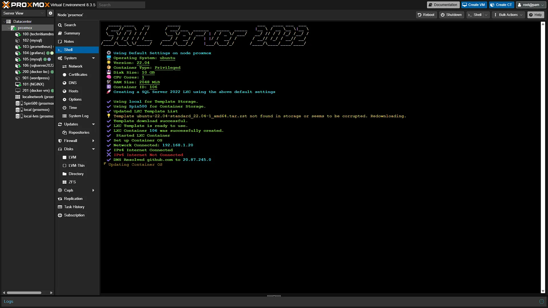 Install SQL Server - 6 - Installing