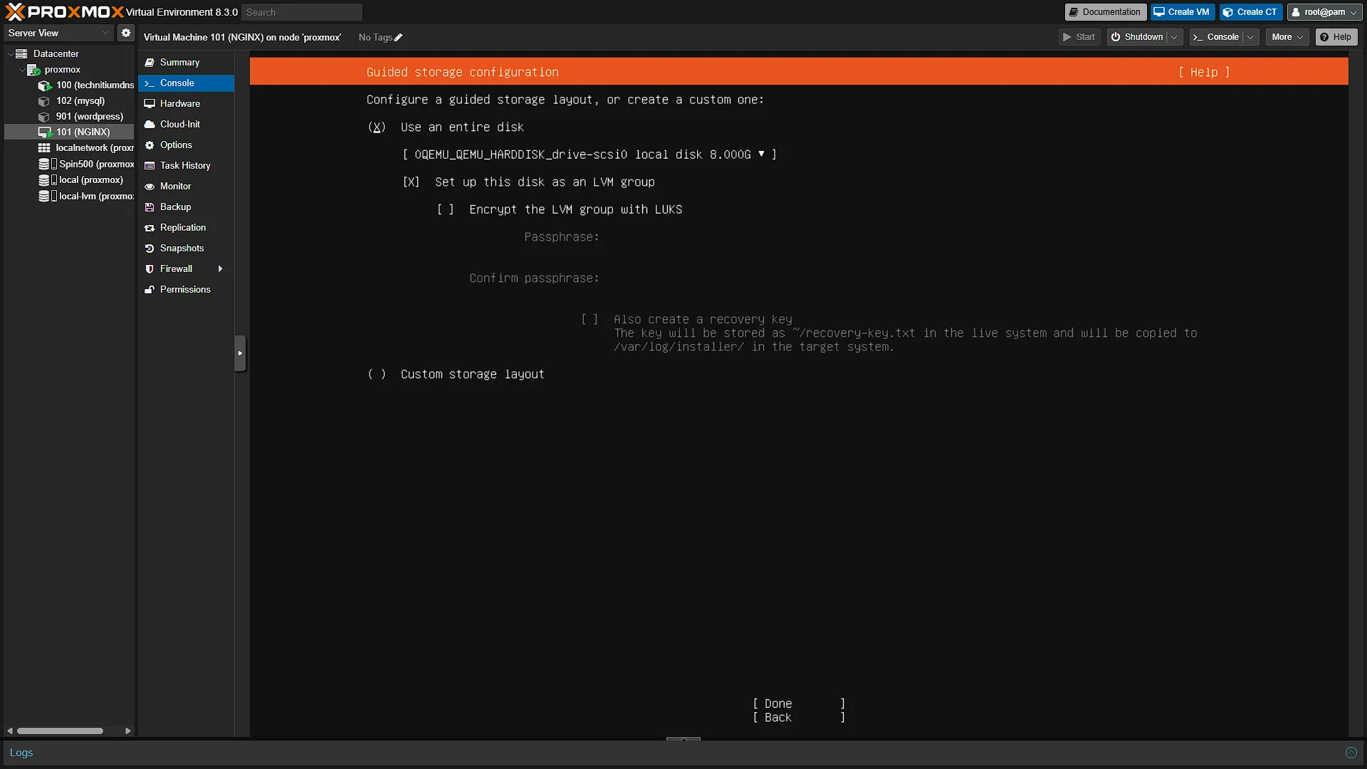 Install Ubuntu 12 - Disk