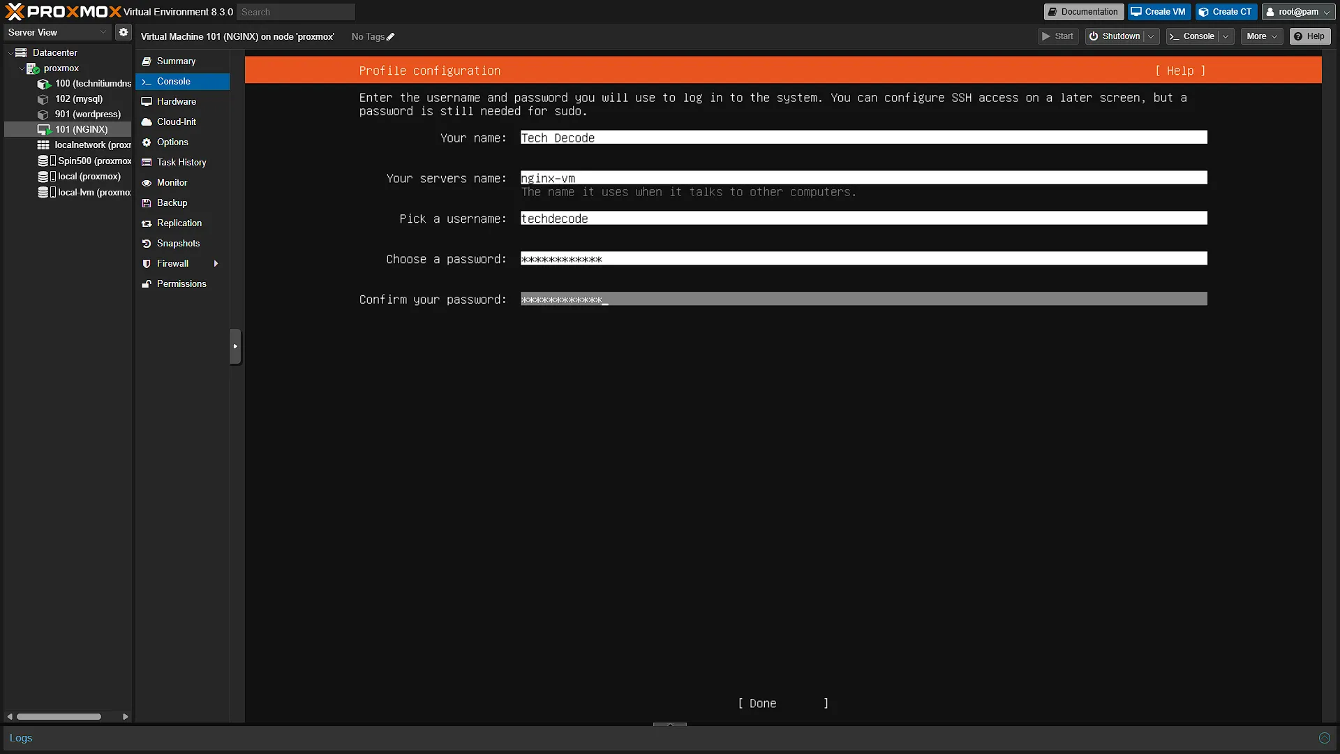 Install Ubuntu 15 - User Details