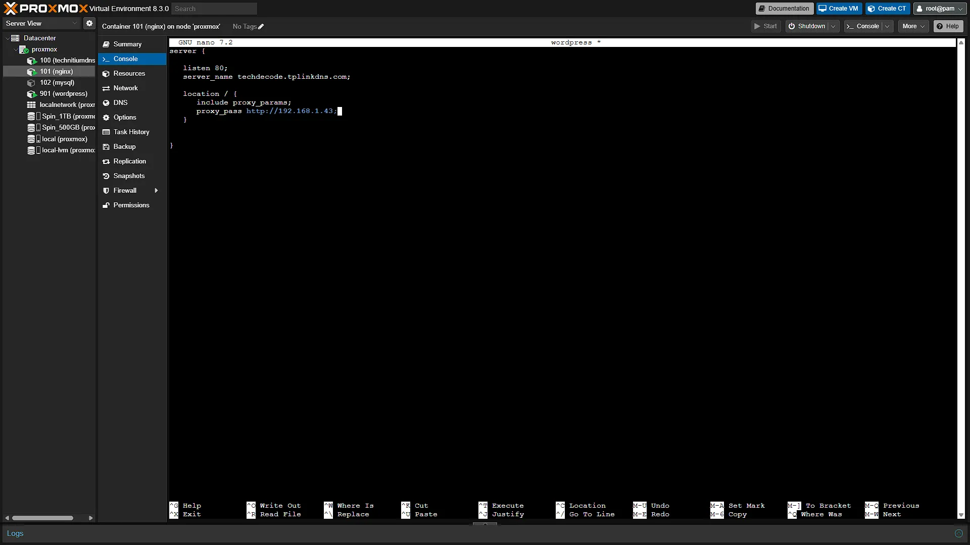 Nginx Outside Traffic Setup - 2 - NGINX Config File