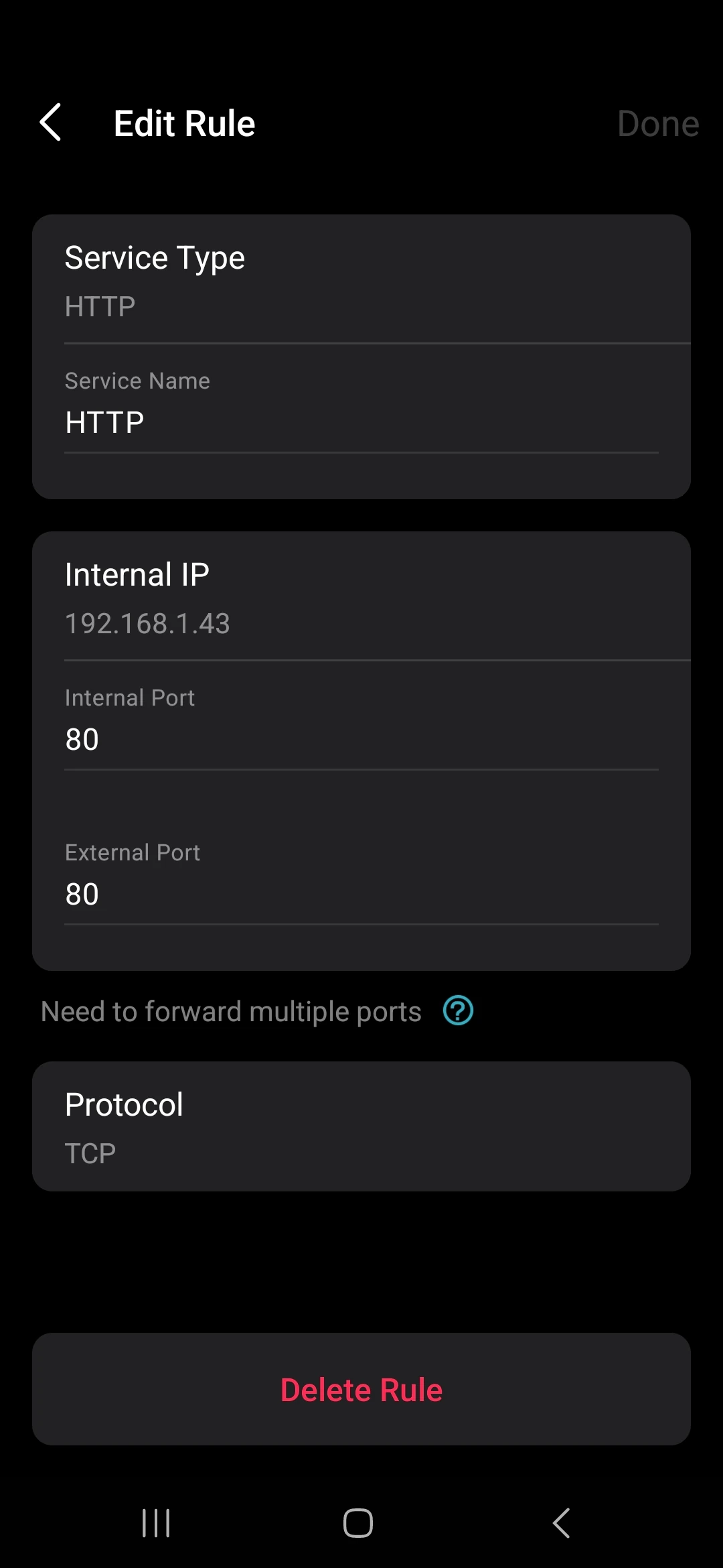 Port Forwarding 2