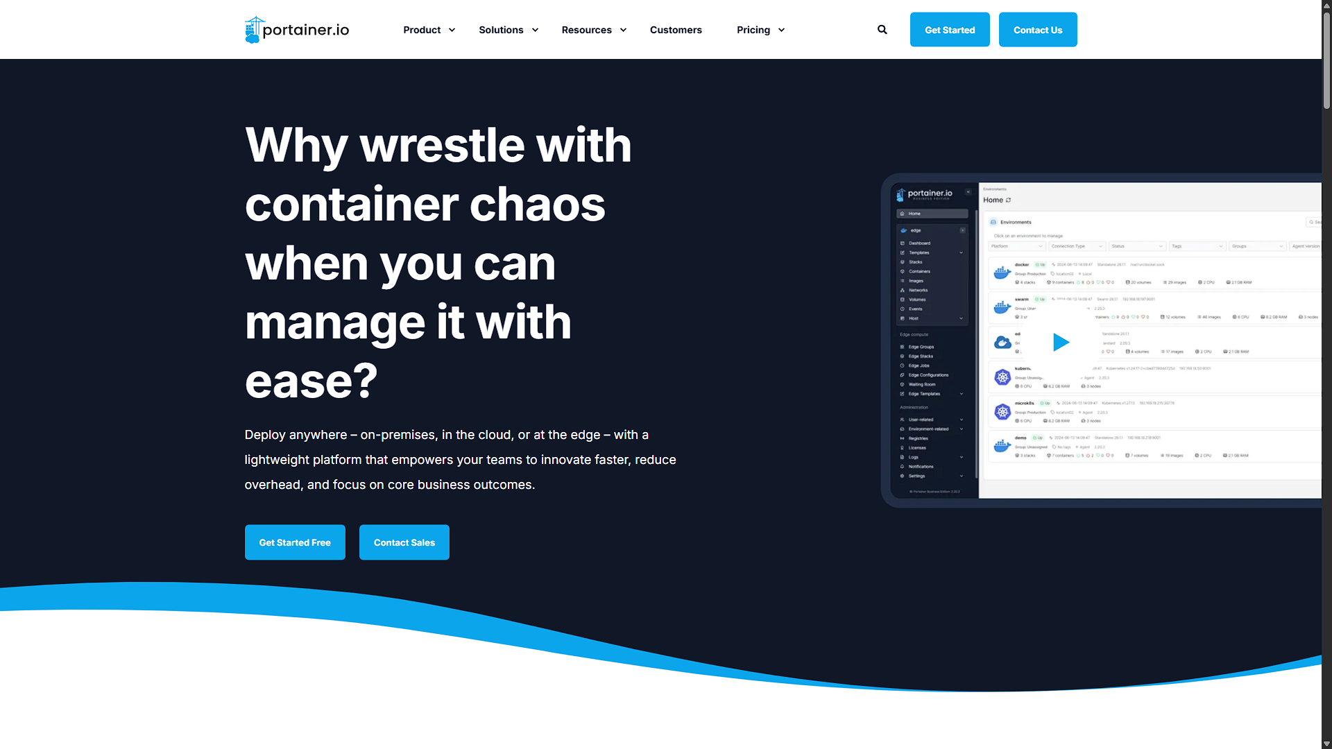 Portainer io - 1 - Homepage