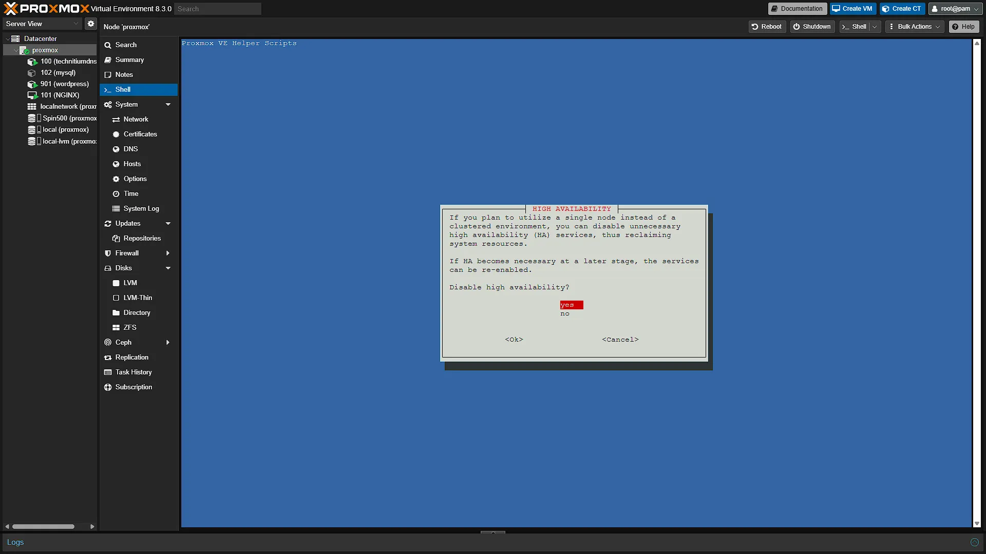 Proxmox PVE Post Install Script 10