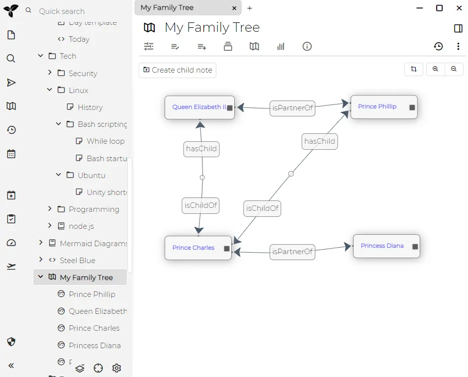 TriliumNext Screenshot 5