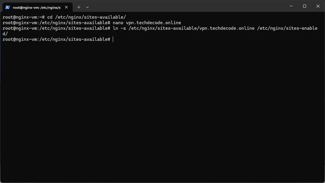Headscale Nginx - 3 - Symlink