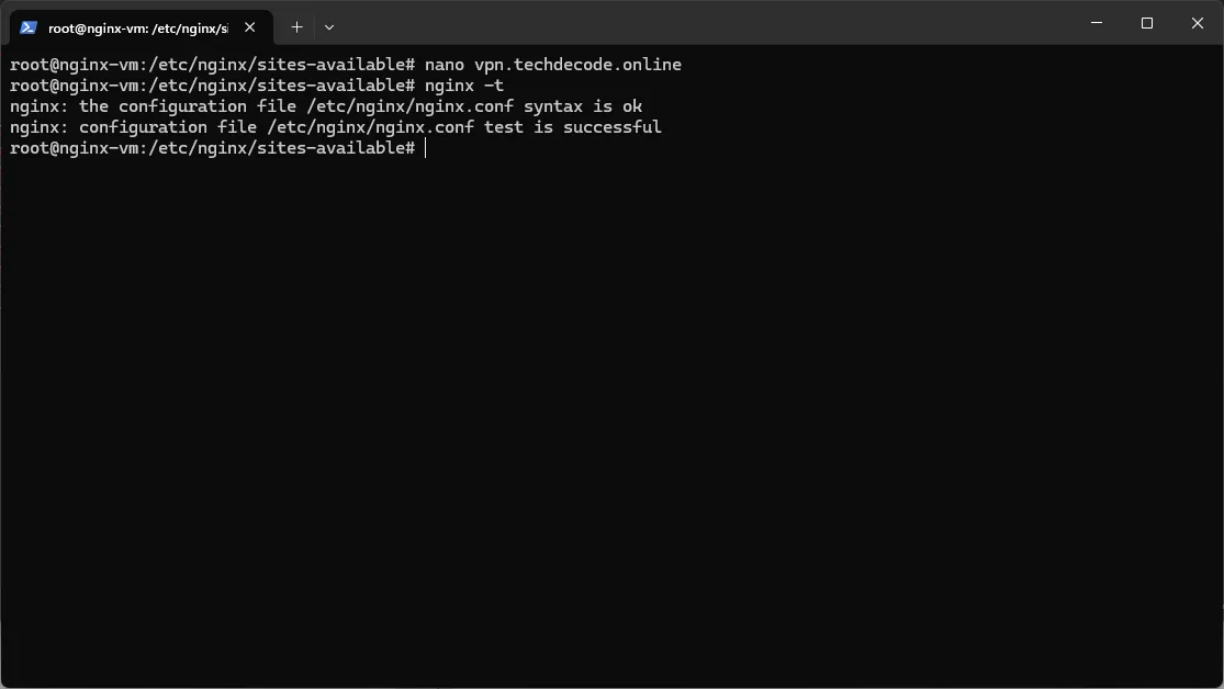 Headscale Nginx - 4 - test config