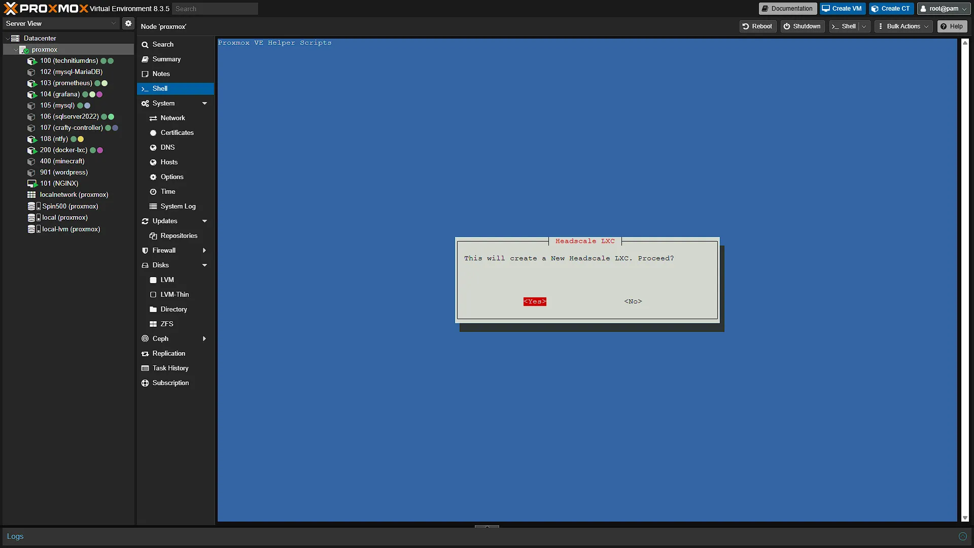 Install Headscale - 2 - Confirm
