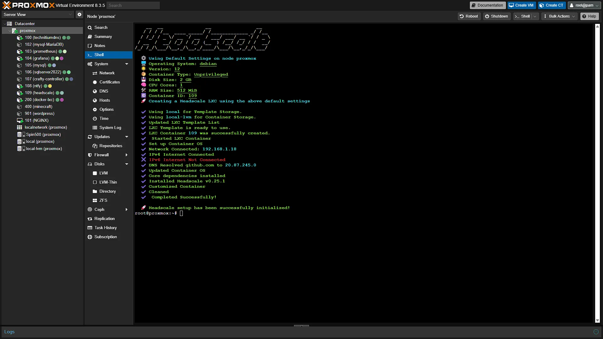 Install Headscale - 7 - Install Done
