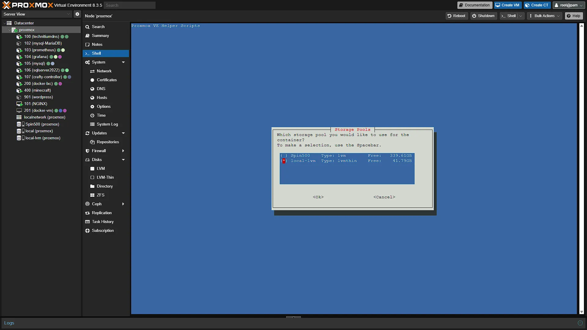 Install ntfy - 4 - Storage