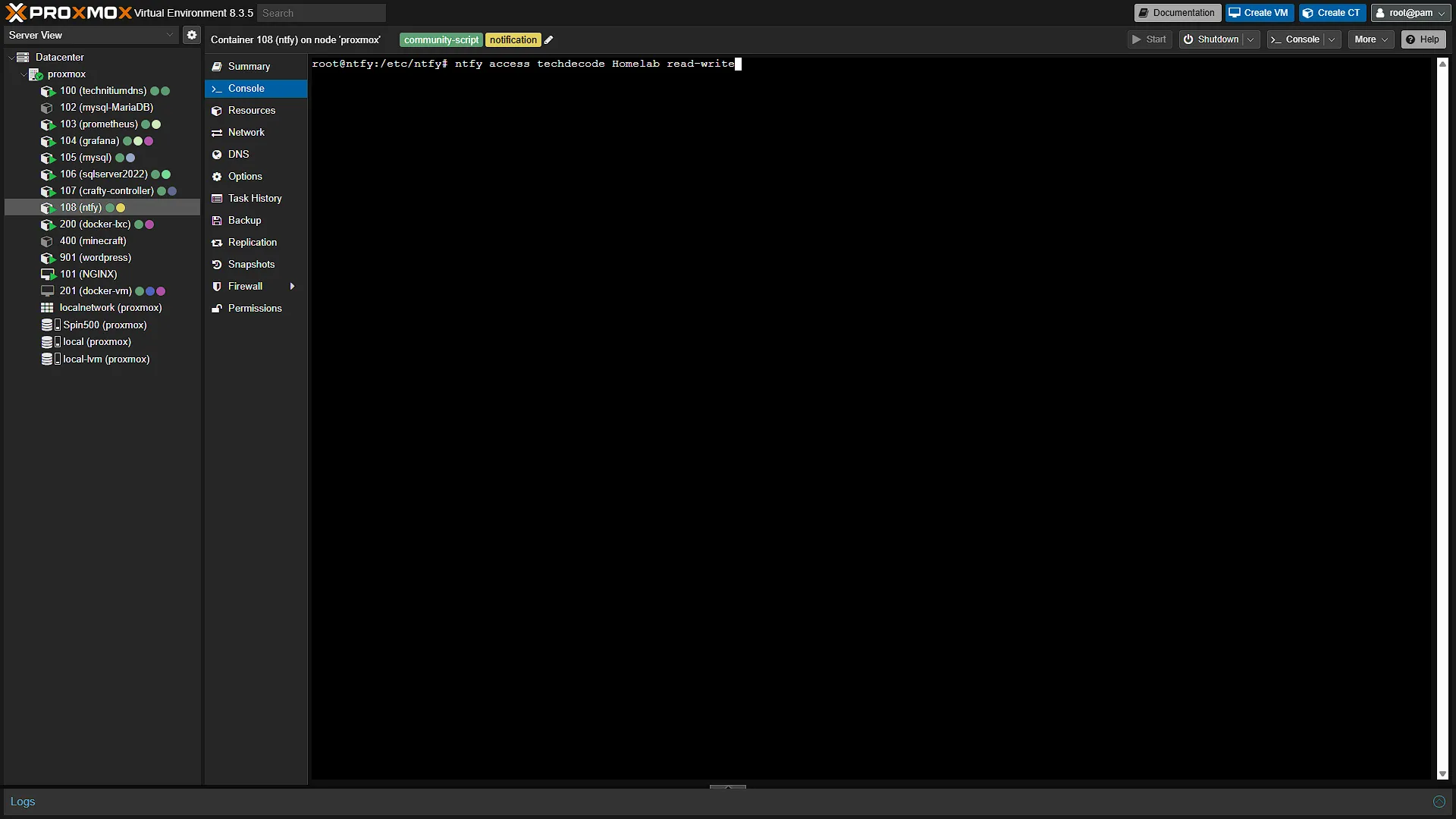 Set Up Ntfy - 1 New Topic