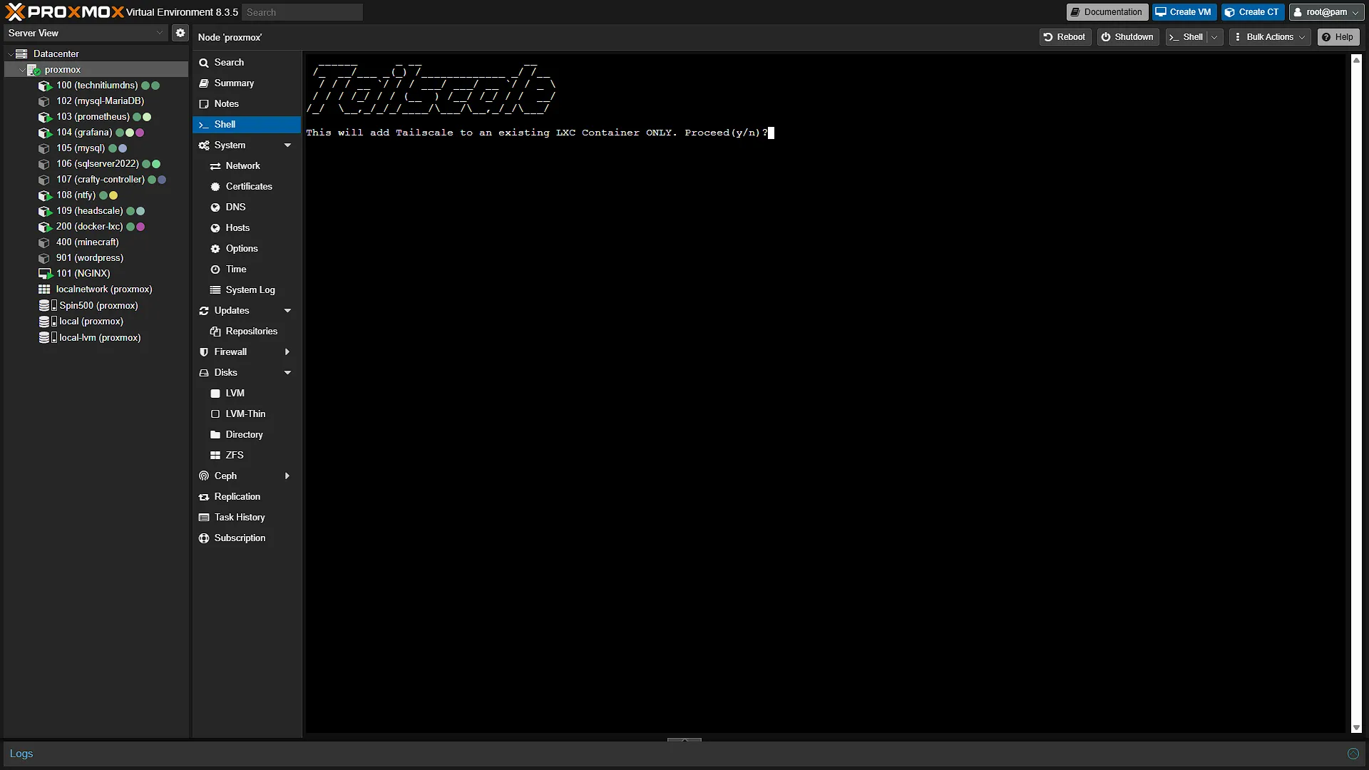 Tailscale - 4 - Install Starting