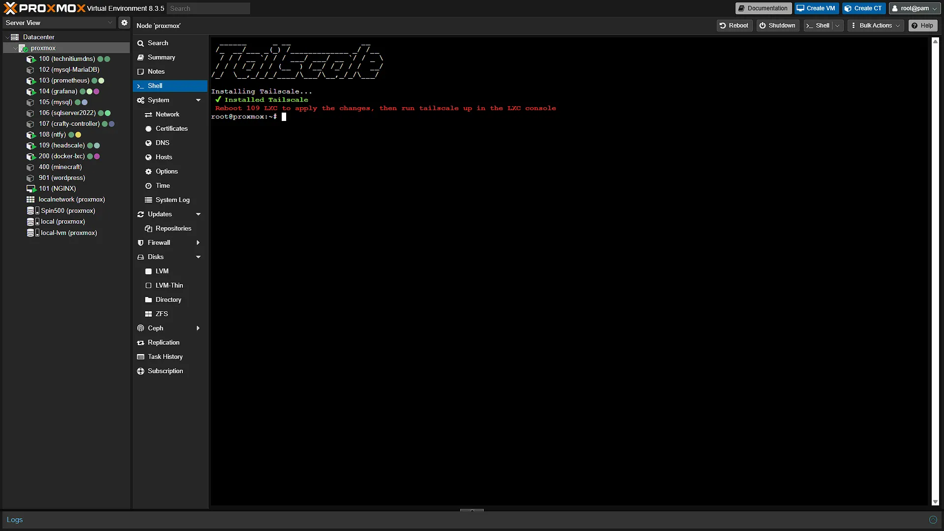 Tailscale - 7 - Install Completed