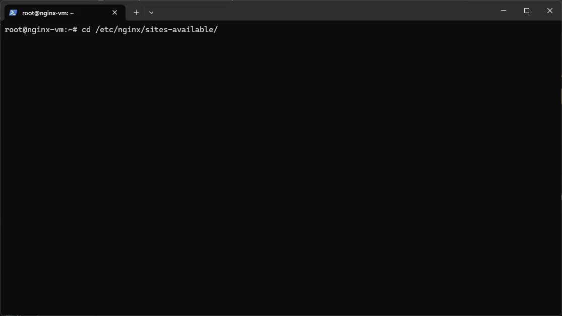nginx Config - 1 - Directory