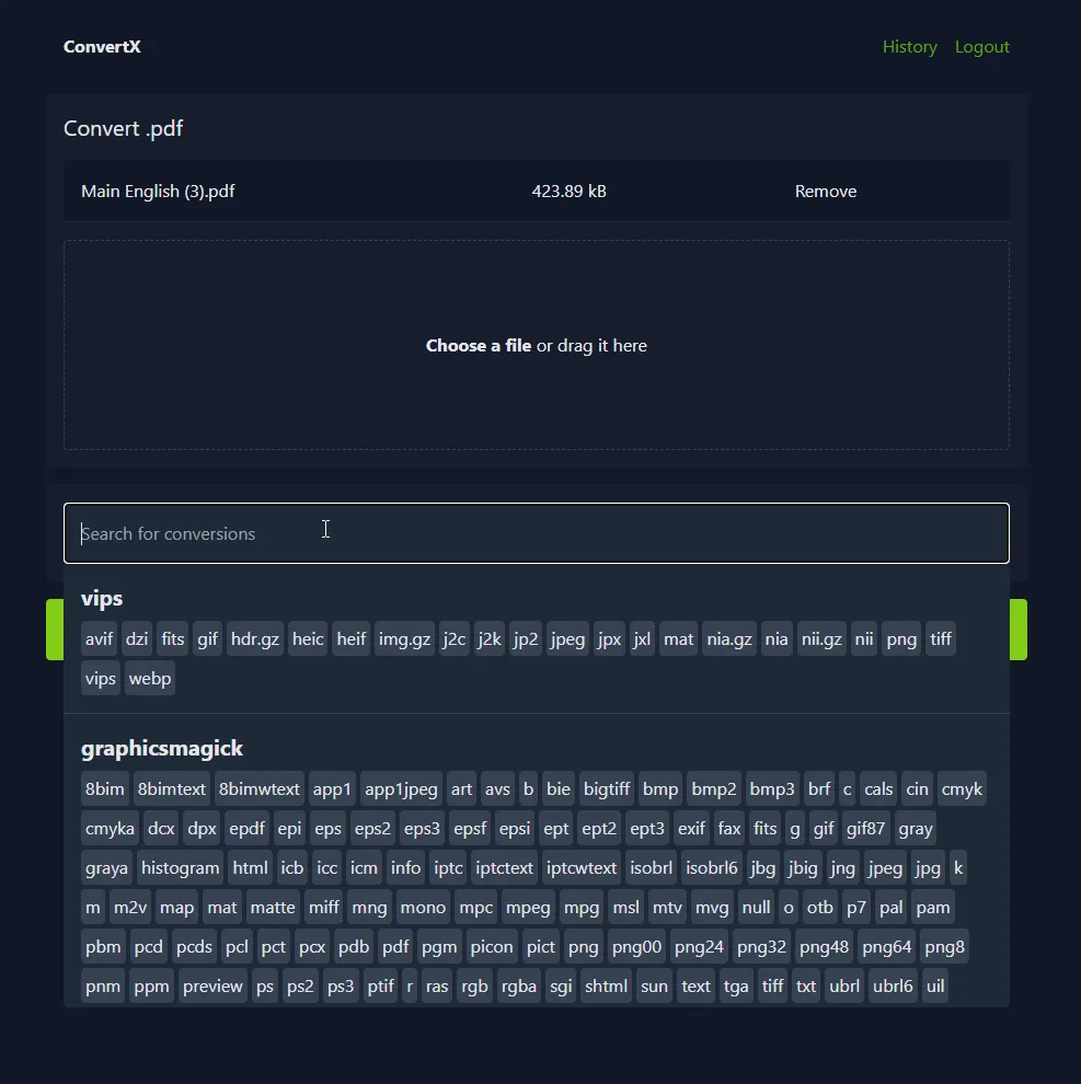 ConvertX Preview
