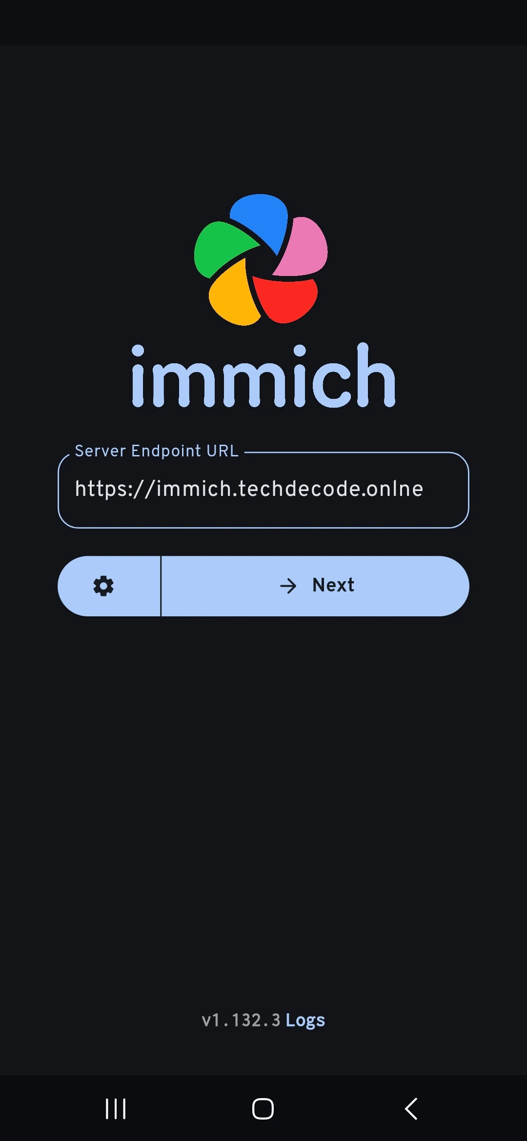 Immich App Setup
